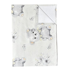 Непромокаюча пелюшка Ведмедик Сірий 100/70