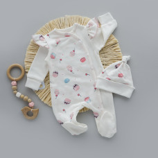 Чоловічок та шапочка Тістечка (Футер - з начосом) 62 (3-6міс)