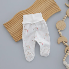 Повзунки Сердечка Рожевий Je t'aime (Рубчик) 56 (0-3міс)