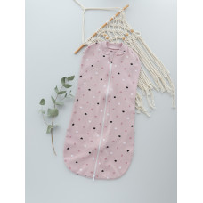 Коконпелюшка на змійці Рожевий з малюнком (Інтерлок) 56-62