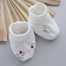 Пінетки Кохаю мама тато (Інтерлок) 56 (0-3міс)