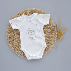 Боді з коротким рукавом Зірочка You are magic (Рубчик) 56 (0-3міс)