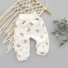 Повзунки Коала Рожевий (Футер - з начосом) 62 (1-3міс)