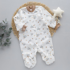 Чоловічок Кохаю Бежевий (Футер - з начосом) 62 (3-6міс)