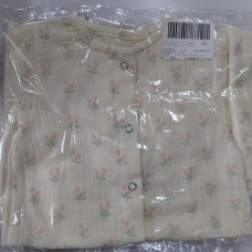 Мусліновий Чоловічок та шапочка Квіти 62 (1-3міс)