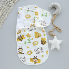 Коконпелюшка на липучці Бджілка (Інтерлок) 56-62