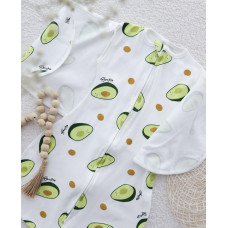 Коконпелюшка на змійці та липучці Авокадо (Інтерлок) 56-62