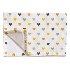 Непромокаюча пелюшка Сердечка помаранчевий 100/70