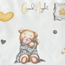 Простинка на гумці в ліжко Ведмедик Good night 120/60