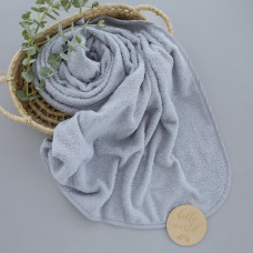 Рушник махровий Сірий 145/75