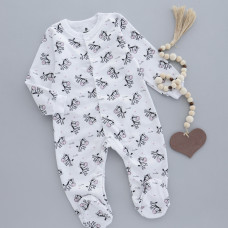 Чоловічок Зебри (Футер - з начосом) 68 (6-9міс)