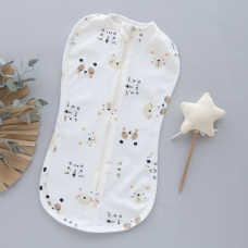 Коконпелюшка на змійці Ведмедики Мордочки (Інтерлок) 56 (0-1міс)