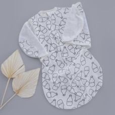 Коконпелюшка на змійці та липучці Мілк (Інтерлок) 68-74