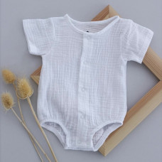 Боді мусліновий Білий 68 (6-9міс)