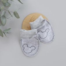 Царапки Міккі Сірий (Інтерлок) 56 (0-3міс)