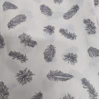 Бавовняна пелюшка Пірʼїнки Сірі дрібні 90/80