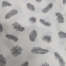 Бавовняна пелюшка Пірʼїнки Сірі дрібні 90/80