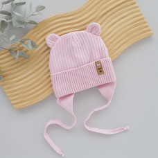 Шапка Денді Рожевий (весна) 36-38 (0-1міс)