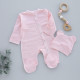 Чоловічок з шапочкою Рожевий (Футер - з начосом) 56 (0-1міс)