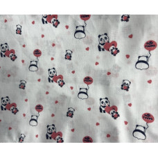 Ситцева пелюшка Пандочки Рожевий 95/80