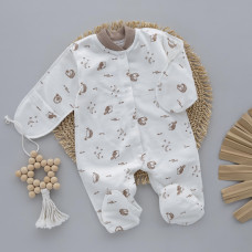 Чоловічок Їжачки (Футер - з начосом) 56 (0-3міс)