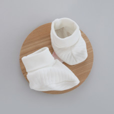 Пінетки Молочний (Рубчик) 56 (0-3міс)