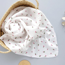 Муслінова пелюшка жатка 2 шари Тюльпани 90/65