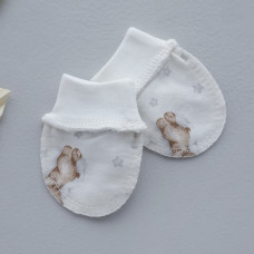 Царапки Ведмедики хмаринка (Футер - з начосом) 56 (0-3міс)