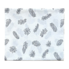 Бавовняна пелюшка Пірʼїнки дрібні Сірий 90/80