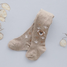 Дитячі колготки Ведмедик Темно-Бежевий 0-1р