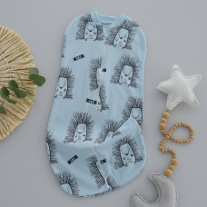 Коконпелюшка на змійці Їжачок Блакитний (Інтерлок) 56-62