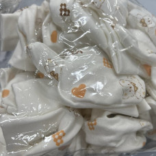 Пінетки Ведмедики Сердечка (Футер - з начосом) 56 (0-3міс)