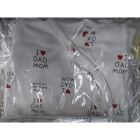 Боді короткий рукав Кохаю Мама Тато (Інтерлок) 62 (1-3міс)