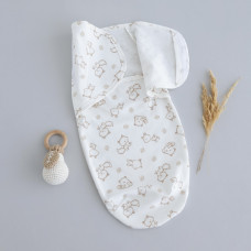 Коконпелюшка на липучці Лисята (Футер - з начосом) 56 (0-1міс)