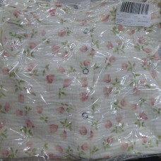 Мусліновий Чоловічок Метелик та шапочка Квіти Тюльпани 62 (1-3міс)