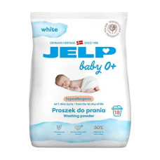 JELP Baby 0+ Гіпоалергенний мийний засіб призначений для прання білого 1,35кг, 18 прань