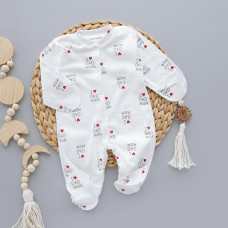 Чоловічок Кохаю мама тато (Інтерлок) 56 (0-1міс)