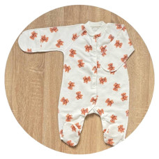 Чоловічок Ведмедики плюшевий (Футер - з начосом) 56 (0-3міс)