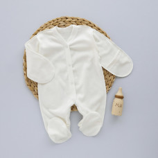 Чоловічок Молочний однотонний (Інтерлок) 56 (0-3міс)