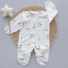 Чоловічок Ведмедики Мордочки (Інтерлок) 56 (0-1міс)