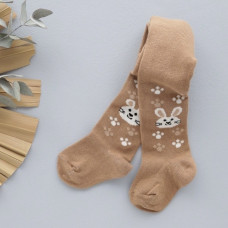 Дитячі колготки Зайчик Коричневий 0-1р