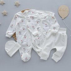 Комплект 4в1 Кохаю (Інтерлок) 62 (3-6міс)