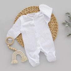 Чоловічок Білий (Рубчик) 56 (0-1міс)