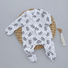 Чоловічок Зебри (Футер - з начосом) 68 (6-9міс)