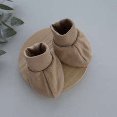 Пінетки Бежевий (Футер - з начосом) 56 (0-3міс)