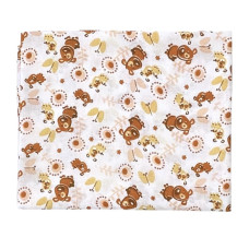 Ситцева пелюшка Собачки Коричневий 95/100