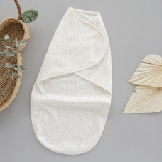 Коконпелюшка на липучці Горошок (Рубчик) 56 (0-3міс)