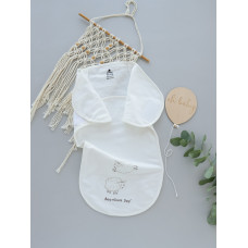 Коконпелюшка на липучці Барашка Молочний (Футер - з начосом) 56-62