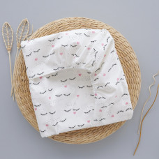 Простинка на гумці в ліжко Вії Рожевий 120/60