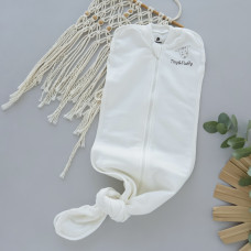 Коконпелюшка на змійці зростаючий Барашка Молочний (Футер - з начосом) 56-74